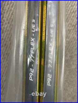 2 Bauer Supreme UltraSonic Flex 77 P92 Left Senior Hockey Stick