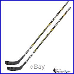 2 Pack Bauer Supreme Total One MX3 NO GRIP Ice Hockey Sticks YOUTH Hokejam. Lv