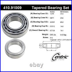 410.91009 Centric Wheel Bearing Rear Driver or Passenger Side New for Chevy Olds