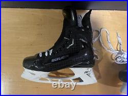 BAUER SUPREME MACH ICE HOCKEY SKATES PRO STOCK NEVER USED (2 Pairs Of New Steel)