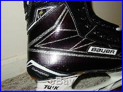 BAUER Supreme 1s Pro Stock Hockey Skates SENIOR Left 9 1/2 Right 9 WIDE -NEW