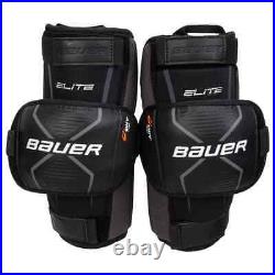 Bauer Elite Hockey Goalie Knee Guards SR INT Goal Thigh Pad Strap Supreme