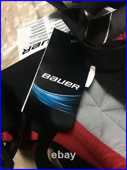 Bauer S17 Vapor JR Goalie Jock! New Reactor Supreme Junior, Black Red Ice Roller