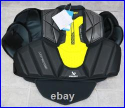 Bauer S23 Supreme Mach Senior Shoulder Pad YellowithBlack, XL NEW With Tags