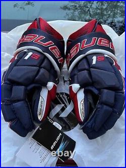 Bauer Supreme 1S Gloves 15 Brand New Red White & Blue (RARE)