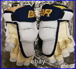 Bauer Supreme 1S Pro Stock Gloves Matt Hunwick Buffalo Sabres 50th Anniversary