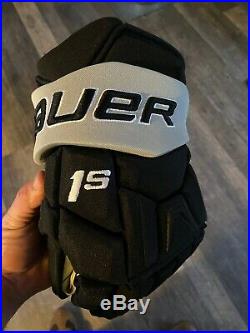 Bauer Supreme 1S Pro Stock Hockey Gloves 14 Kings Pearson