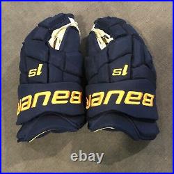 Bauer Supreme 1S Pro Stock Hockey Gloves St. Louis Blues 15