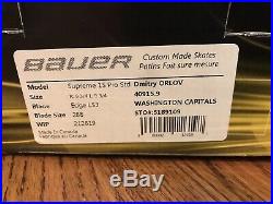 Bauer Supreme 1S Sr. Ice Hockey Skates NHL Pro Stock size 9 3/4D Capitals Orlov