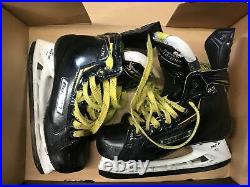 Bauer Supreme 2S Hockey Skates Black/Gold Size 4.5D Junior Used