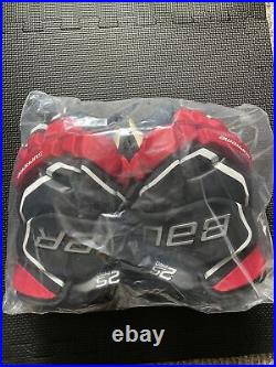 Bauer Supreme 2S Pro Hockey Gloves Black/Red/White Senior Size 14