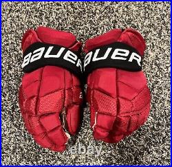 Bauer Supreme 2S Pro Hockey Gloves- New Jersey Devils