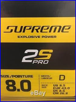 Bauer Supreme 2S Pro Hockey Skates Size 8 D BRAND NEW WITH BOX$LOW$FREE SHIPPING