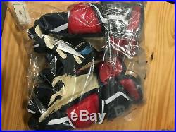 Bauer Supreme 2S Pro Ice Hockey Gloves Navy/Red White Senior Size 14