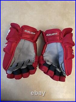 Bauer Supreme 2S Pro, Pro Stock 13 Red Gloves, new palms