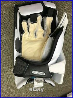 Bauer Supreme 2S Pro Senior Goal Set Glove, Blocker, Pads WHT/BLK