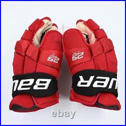 Bauer Supreme 2S Pro Stock Hockey Gloves 13 New Jersey Devils NHL Johnsson