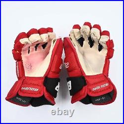 Bauer Supreme 2S Pro Stock Hockey Gloves 13 New Jersey Devils NHL Johnsson