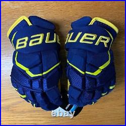 Bauer Supreme 2S Pro Stock Hockey Gloves 13 Nylander Team Sweden Olympics