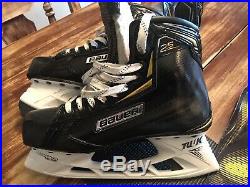 Bauer Supreme 2S Senior Ice Hockey Skates 7D withNew Speed Plates