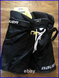 Bauer Supreme 3S Pro Ice Hockey Pants Jr Size Medium Black Padded Hockey Gear