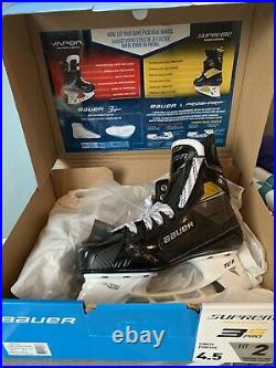 Bauer Supreme 3S Pro Intermediate Ice Skates Size 4.5 Fit 2 Medium