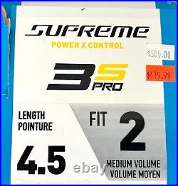 Bauer Supreme 3s Pro Hockey Skates Intermediate Size 4.5 Fit 2 New In Box