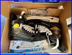 Bauer Supreme 3s Pro Hockey Skates Senior Size 9.5 Fit 2 New In Box