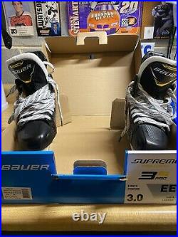 Bauer Supreme 3s Pro Hockey Skates Size 3 EE (Fit 3)