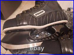 Bauer Supreme 5000 Black Ice Skates Size 10 D New