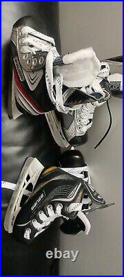 Bauer Supreme Ice Hockey Skates Stainless youth Sizes 7R /8R bundle