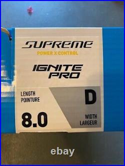 Bauer Supreme Ignite Pro Hockey Skates Size 8D New