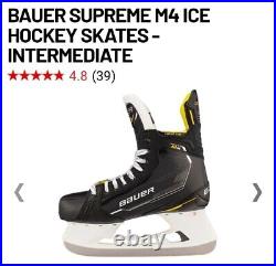 Bauer Supreme M4 Intermediate Ice Hockey Skates size 5 Fit 2 brand new in box