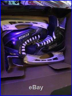Bauer Supreme MX3 Mens Pro Stock Hockey Skates Shoe Size 9 Boot Size 7 1/2