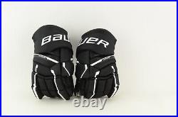 Bauer Supreme Mach Hockey Gloves Black/White Senior Size 15 (0411-0138)
