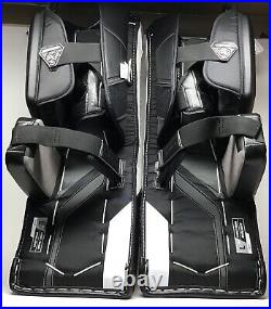 Bauer Supreme Mach Leg Pads White/Black SR LG