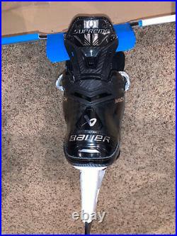 Bauer Supreme Mach Pro Ice Hockey Skates 8 Fit 2 New With LS Pulse Ti Blades