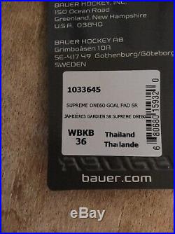 Bauer Supreme One60 Goalie Pads With Blocker And Catching Glove New New