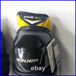 Bauer Supreme One 6+ SR SG13 Pure Hockey Shin Guards 15.0 Yellow Black