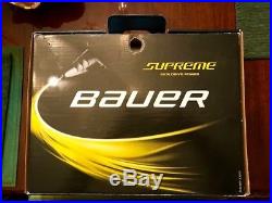 Bauer Supreme S180 Ice Skates (Sr 7.5 W D) withNew $60 Spare Blades Included