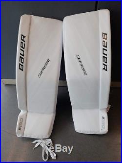 Bauer Supreme S190 Hockey Goalie Leg Pads Senior XL (36+1) Brand New