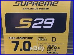 Bauer Supreme S29 Skates Size Senior Sr 7.0 D