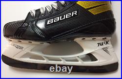 Bauer Supreme UltraSonic Ice Hockey Skates Adult Senior Size 8.0 Fit 2 NEW