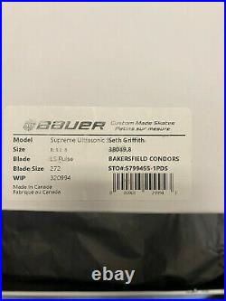 Bauer Supreme Ultra Sonic Mens Pro Stock Hockey Size 8 Skates 6600
