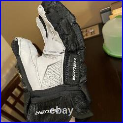 Bauer Supreme Ultrasonic Hockey Gloves Black 14 MSRP $199