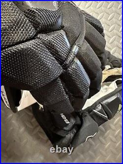Bauer Supreme Ultrasonic Ice Hockey Gloves Black Senior Size 13
