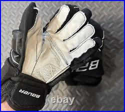 Bauer Supreme Ultrasonic Ice Hockey Gloves Black Senior Size 14