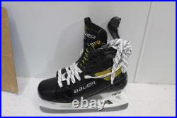 Bauer Supreme Ultrasonic Men's Ice Skates, Senior, 8.5 Black/Yellow