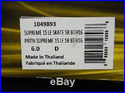 Bauer TotalOne Supreme 1S LE Limited Edition Senior Ice Hockey Skates sz 6.0 D
