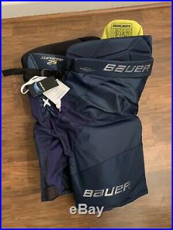 Brand New Bauer Supreme 2s Nexus Hockey Pants Navy Blue Large